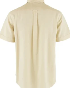 Fjallraven Mens Ovik Travel SS Shirt - Chalk White