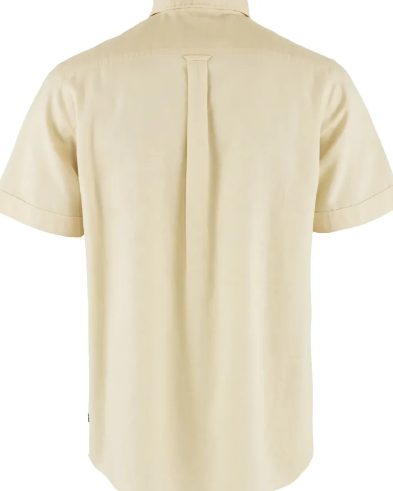 Fjallraven Mens Ovik Travel SS Shirt - Chalk White