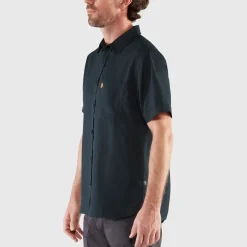 Fjallraven Mens Ovik Travel SS Shirt - Chalk White