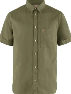 Fjallraven Mens Ovik Travel SS Shirt - Green