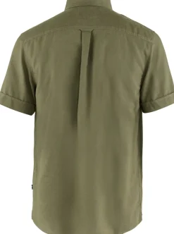 Fjallraven Mens Ovik Travel SS Shirt - Green
