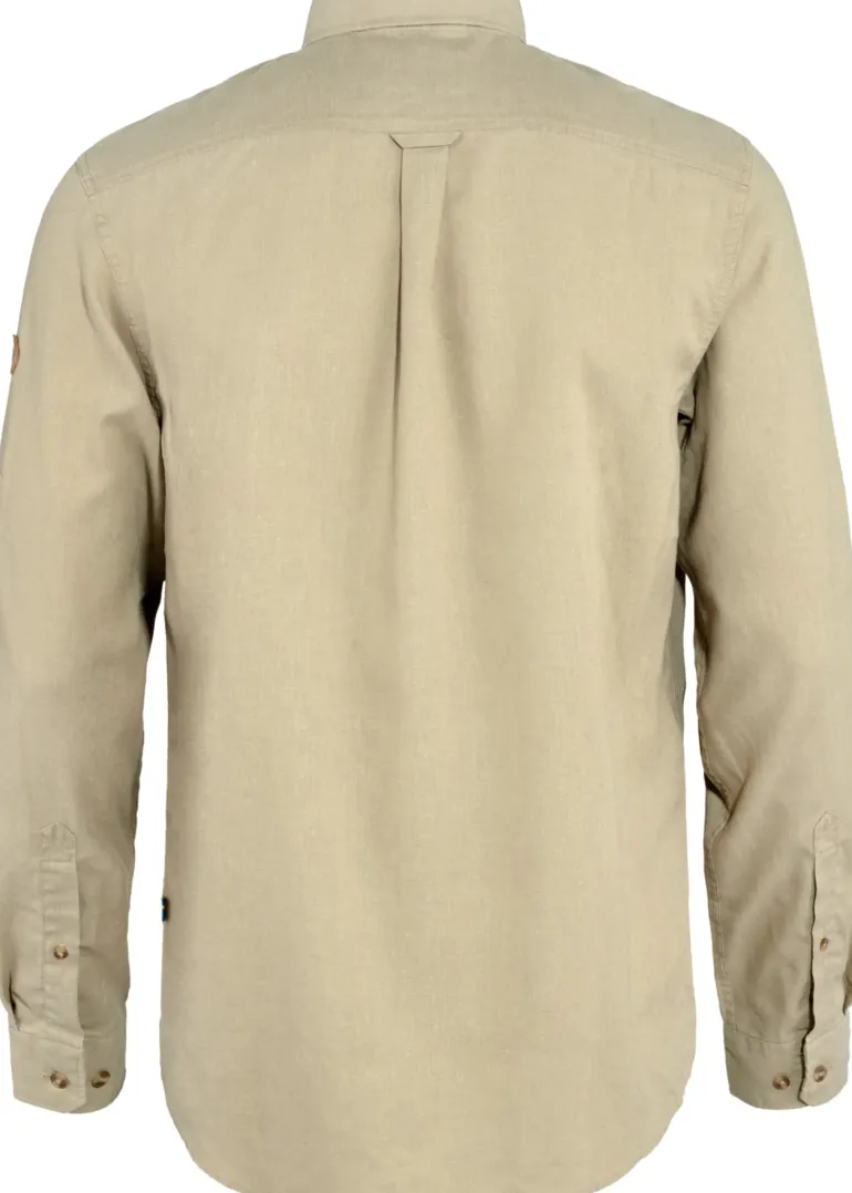 Fjallraven Mens Ovik Travel LS Shirt - Sand Stone