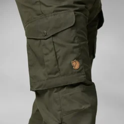 Fjallraven Mens Vidda Pro Trousers - Dark Olive-Black