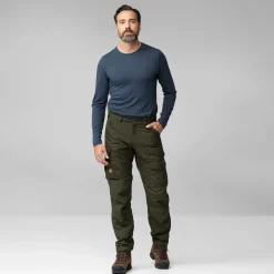 Fjallraven Mens Vidda Pro Trousers - Dark Grey-Black