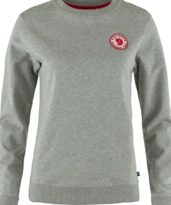 Fjallraven Womens 1960 Logo Badge Sweater - Grey-Melange