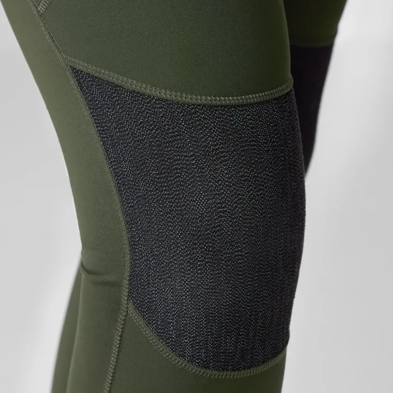 Fjallraven Womens Abisko Trekking Tights HD - Deep Forest
