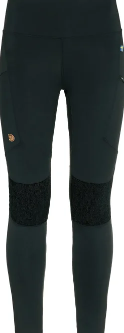 Fjallraven Womens Abisko Trekking Tights HD - Black