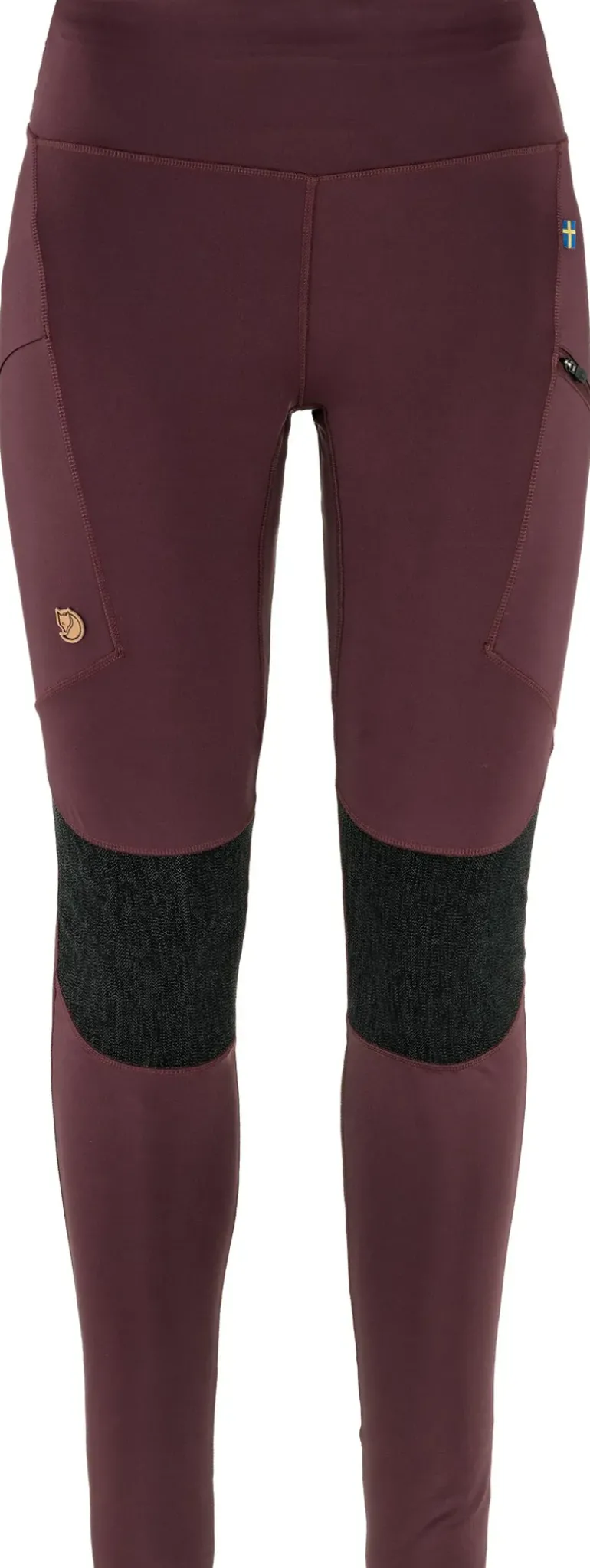 Fjallraven Womens Abisko Trekking Tights HD - Port