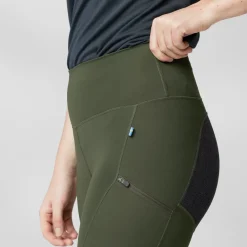 Fjallraven Womens Abisko Trekking Tights HD - Port