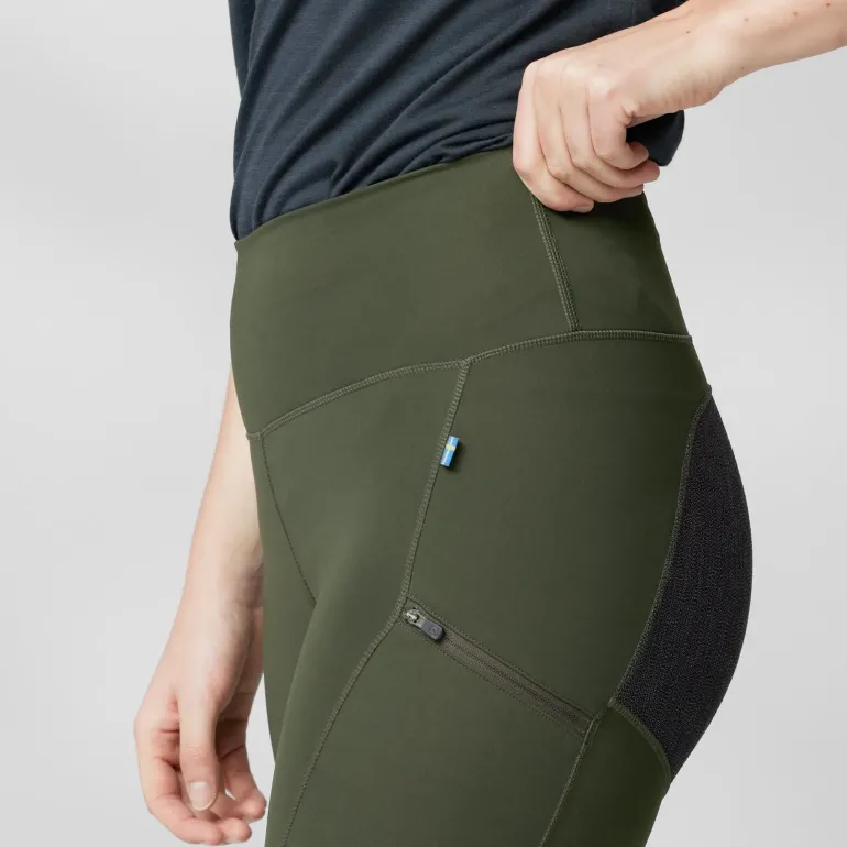 Fjallraven Womens Abisko Trekking Tights HD - Port