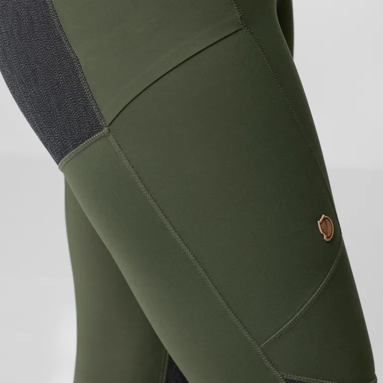 Fjallraven Womens Abisko Trekking Tights HD - Port