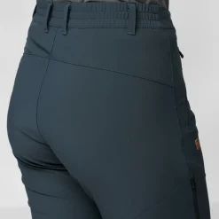 Fjallraven Womens Abisko Trail Stretch Trousers - Dark Navy