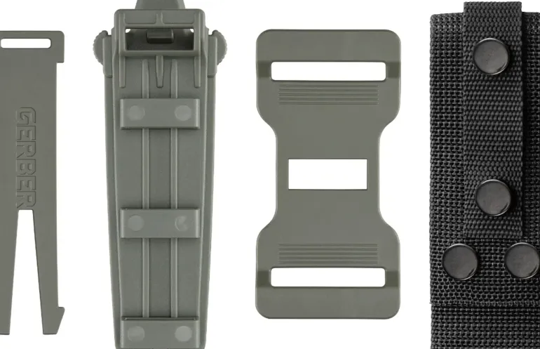 Gerber Strongarm Camp Knife and Sheath - Green