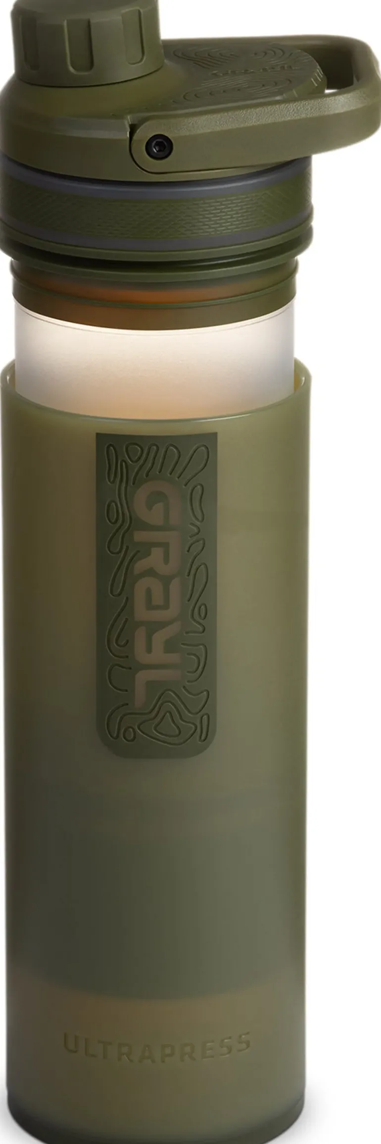GRAYL UltraPress Purifier Bottle - Olive Drab