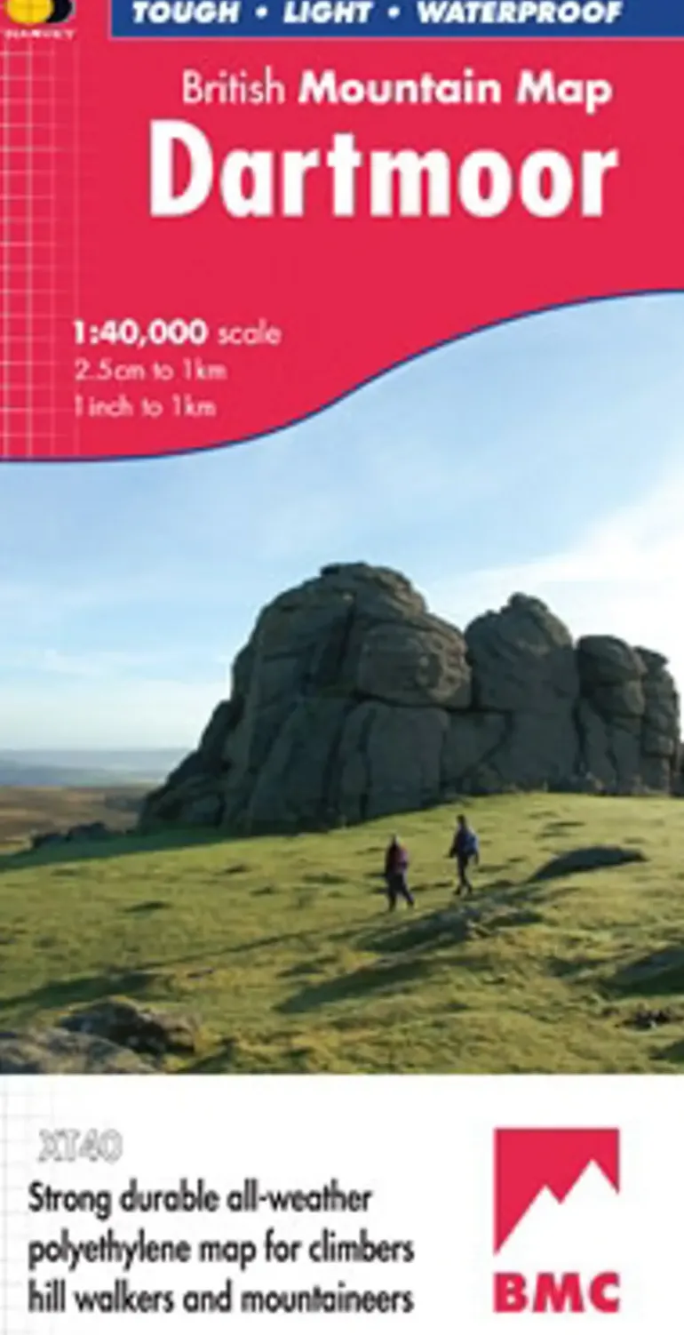 Harvey Dartmoor National Park BMC Mountain Map