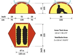 Hilleberg Allak 2 Tent - Red