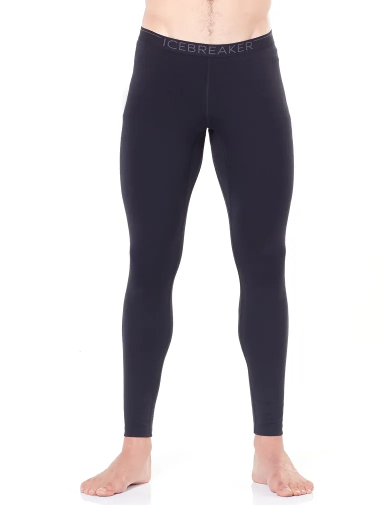 Icebreaker Mens 200 Oasis Leggings - Black