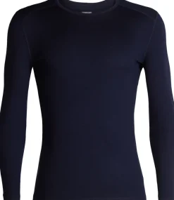 Icebreaker Mens 260 Tech LS Crewe - Midnight Navy