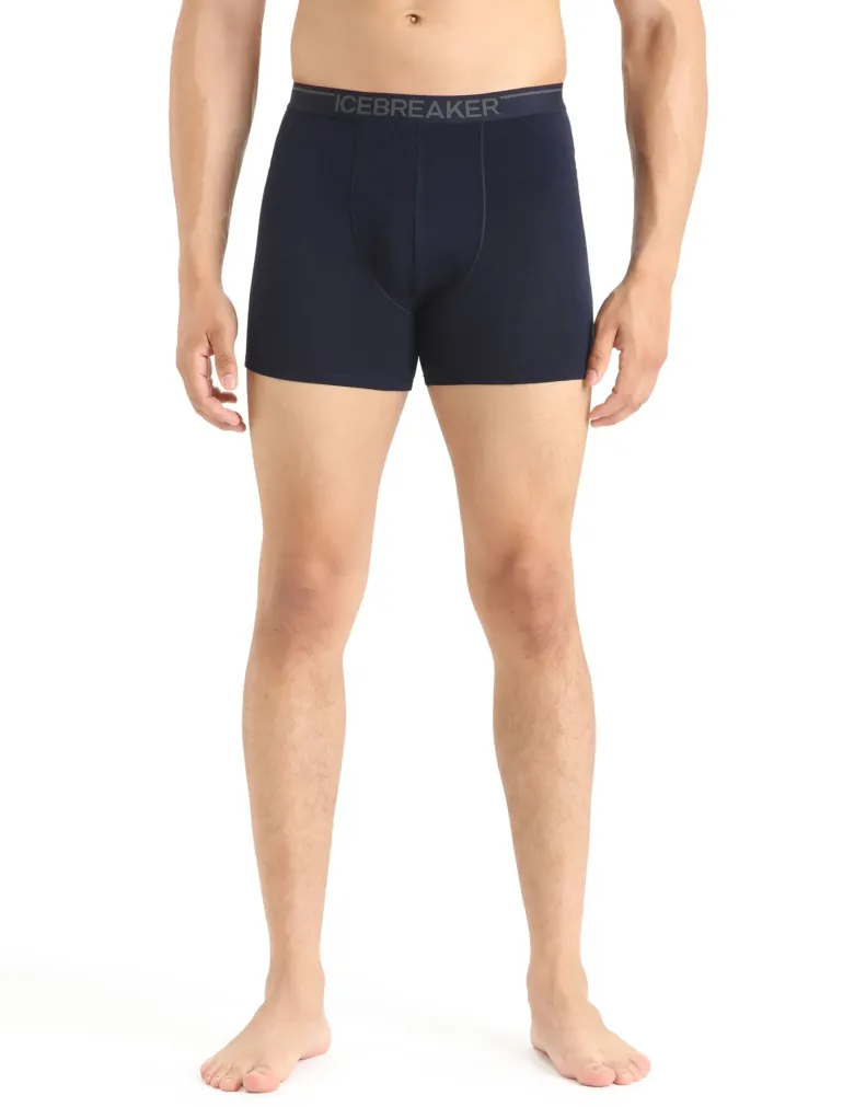 Icebreaker Mens Anatomica Boxers - Midnight Navy