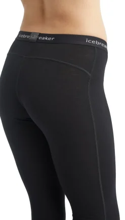 Icebreaker Womens 200 Oasis Leggings - Black