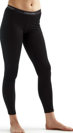 Icebreaker Womens 200 Oasis Leggings - Black