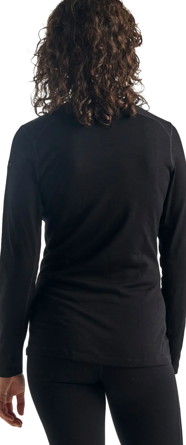Icebreaker Womens 260 Tech Long Sleeved Crewe Top - Black