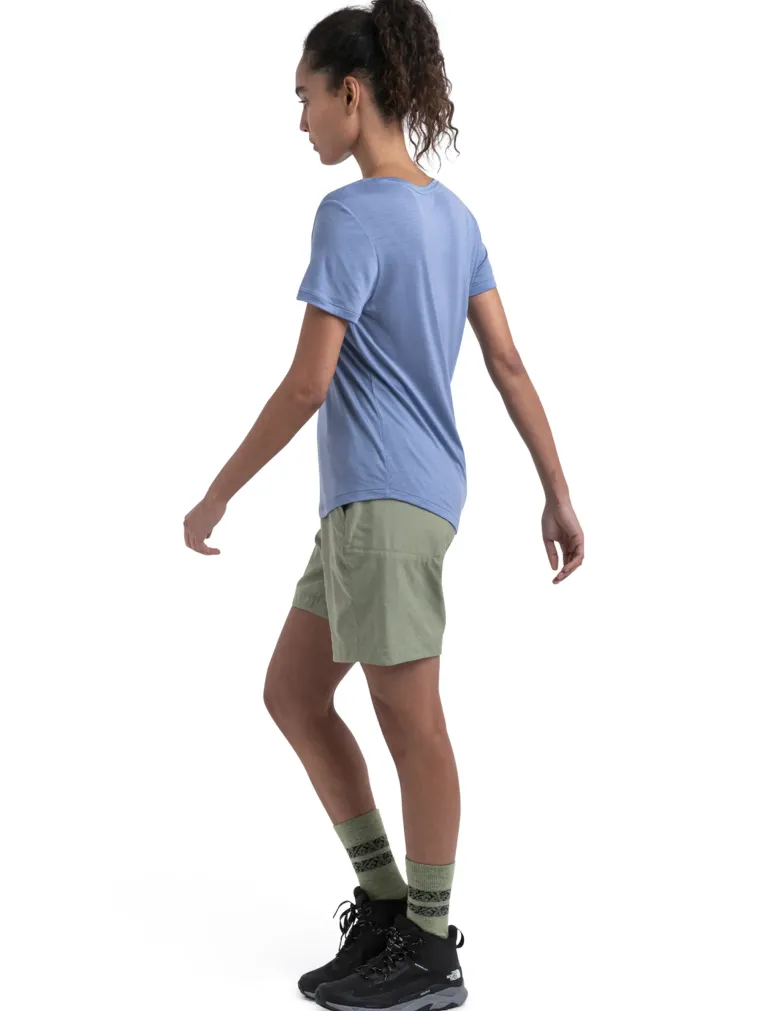 Icebreaker Womens Merino 125 Cool-Lite Sphere III SS Scoop Tee - Kyanite