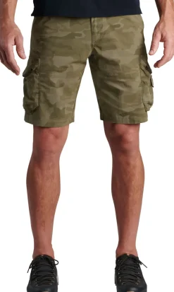 Kuhl Mens Ambush Cargo Shorts - Green Camo