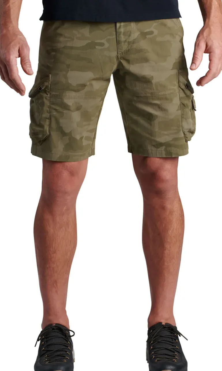 Kuhl Mens Ambush Cargo Shorts - Green Camo