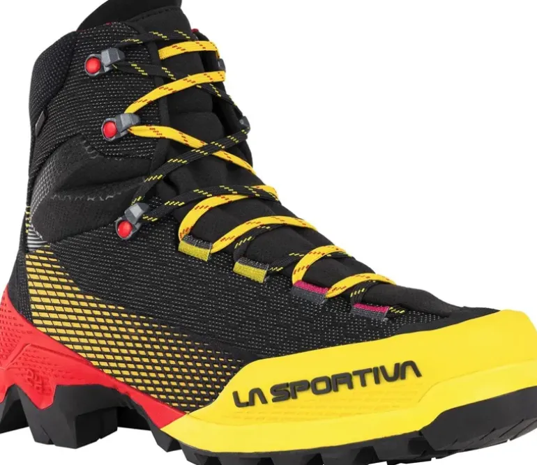 La Sportiva Mens Aequilibrium ST GTX Boots - Black-Yellow