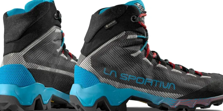La Sportiva Womens Aequilibrium Hike GTX Boots - Carbon-Malibu Blue