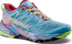 La Sportiva Womens Akasha II Running Shoe - Topaz-Red Plum