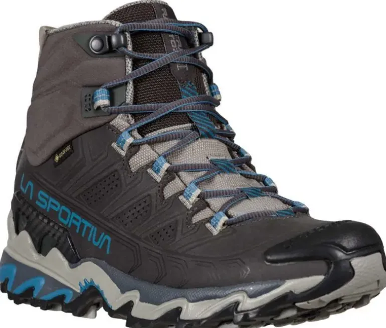 La Sportiva Womens Ultra Raptor II Mid Leather GTX Boots - Carbon-Atlantic