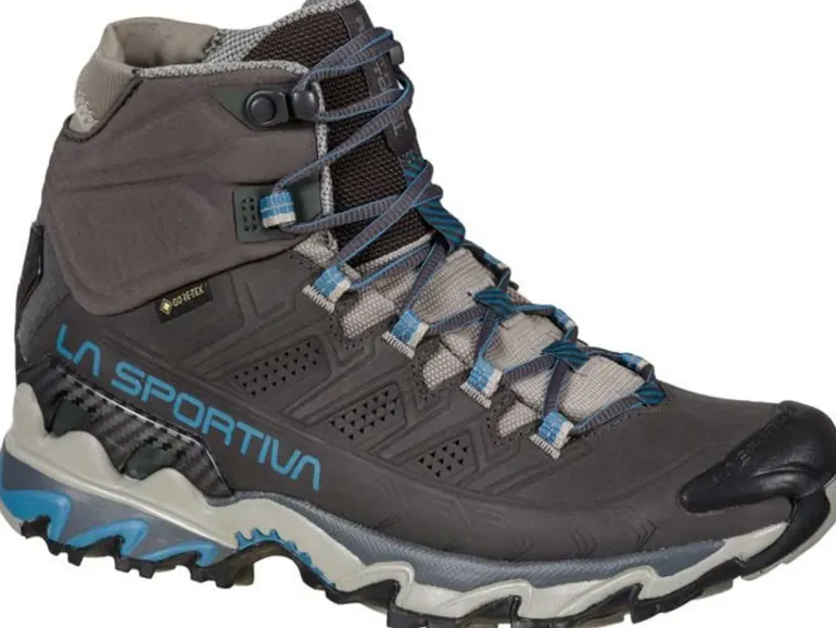 La Sportiva Womens Ultra Raptor II Mid Leather GTX Boots - Carbon-Atlantic