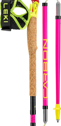 Leki Ultratrail FX.One Trail Running Poles - Neon Pink-Black-Neon Yellow