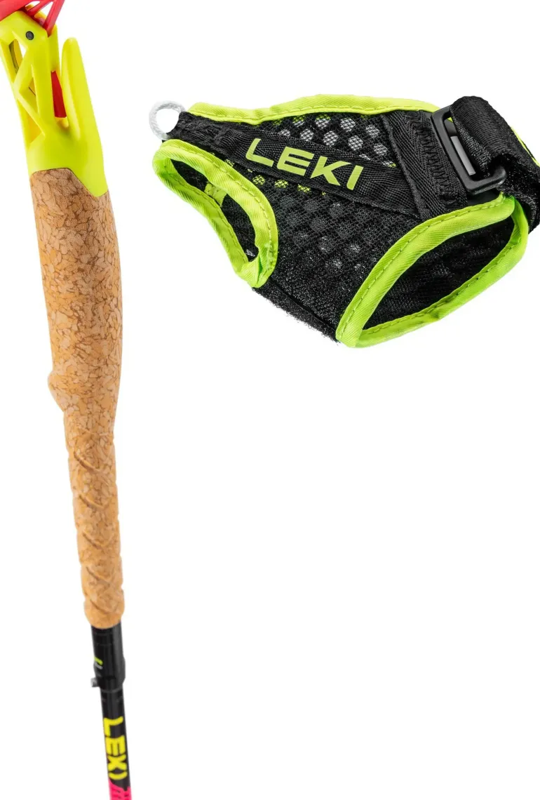 Leki Ultratrail FX.One Trail Running Poles - Neon Pink-Black-Neon Yellow