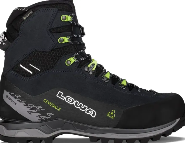 Lowa Mens Cevedale Pro GTX Mid Boots - Navy-Lime