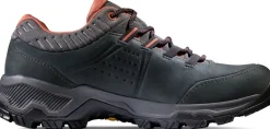 Mammut Womens Nova IV Low GTX Shoes - Black-Apricot Brandy