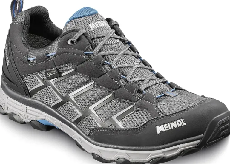 Meindl Mens Activo GTX Shoes - Anthracite-Ocean