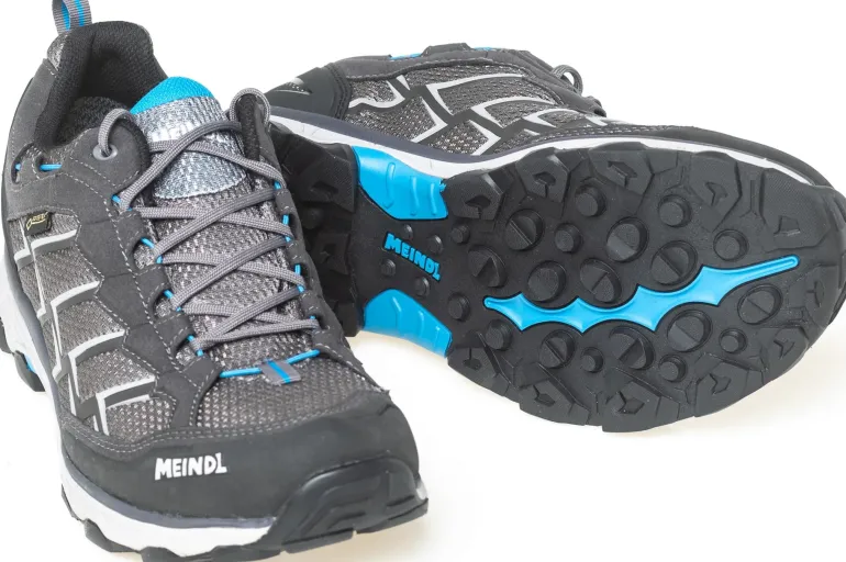 Meindl Mens Activo GTX Shoes - Anthracite-Ocean