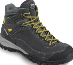 Meindl Mens Salo Mid GTX Boots - Anthracite-Yellow