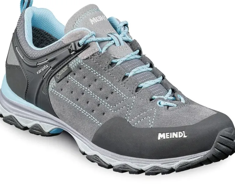 Meindl Womens Ontario GTX Shoes - Grey-Azure