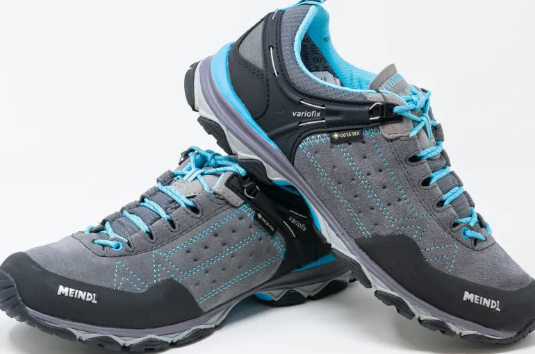Meindl Womens Ontario GTX Shoes - Grey-Azure