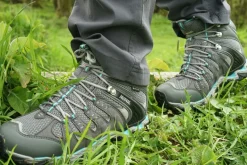 Meindl Womens Respond Mid II GTX Boots - Anthracite-Turquoise