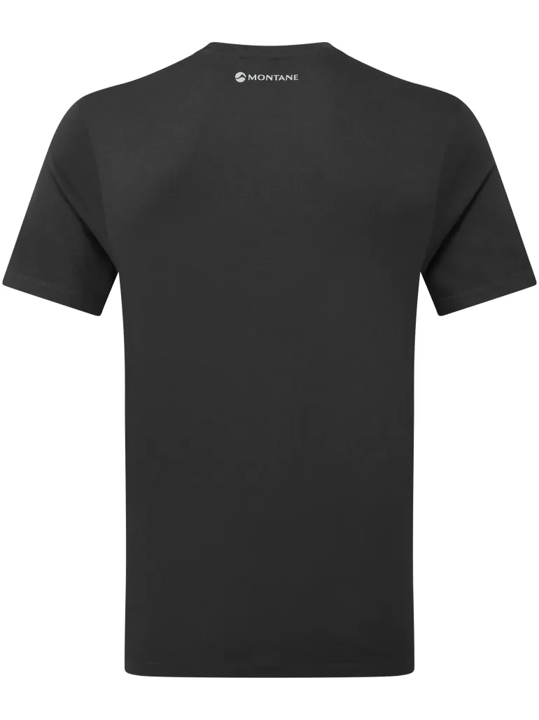 Montane Mens Abstract Mountain T-Shirt - Midnight Grey