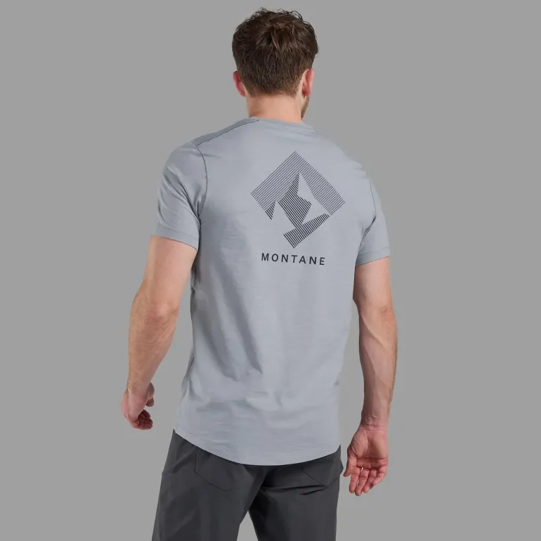 Montane Mens Alhena Mountain 25 T-Shirt - Pebble Blue