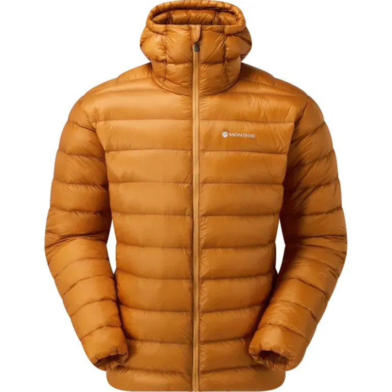 Montane Mens Alpine 850 Lite Hooded Down Jacket - Flame Orange