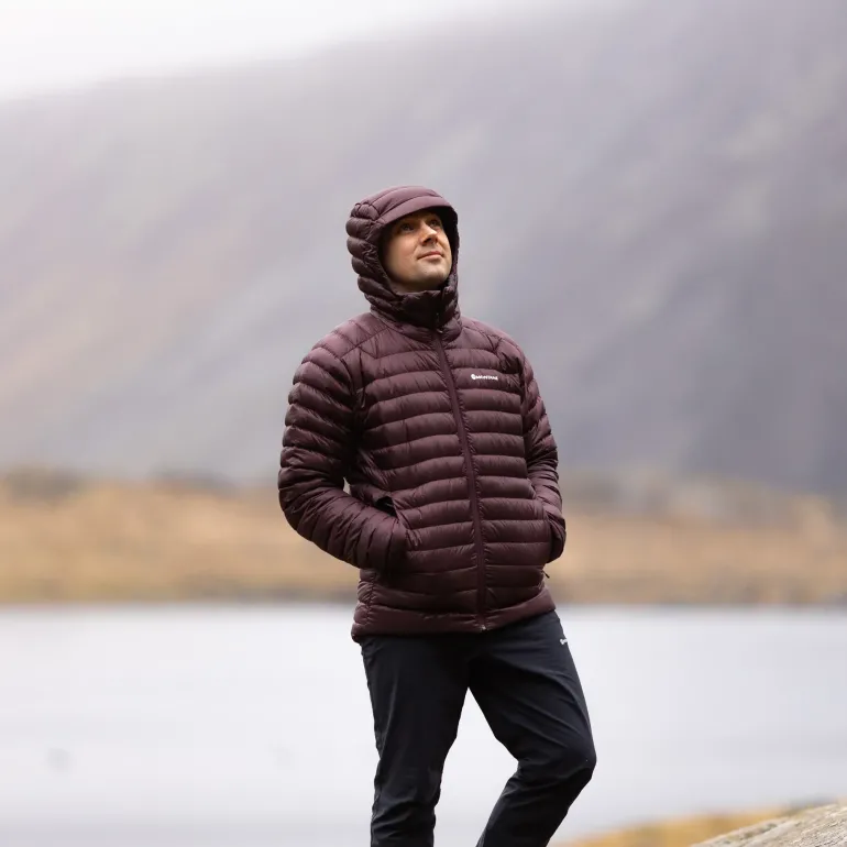 Montane Mens Anti-Freeze Hoodie - Dark Garnet