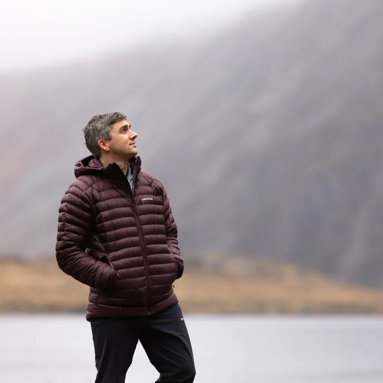 Montane Mens Anti-Freeze Hoodie - Dark Garnet