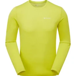 Montane Mens Dart Long Sleeve T-Shirt - Citrus Spring